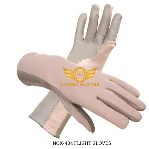 Tan Nomex Pilot Flight Gloves