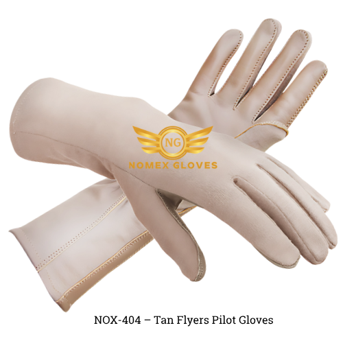 Tan Nomex Flight Gloves